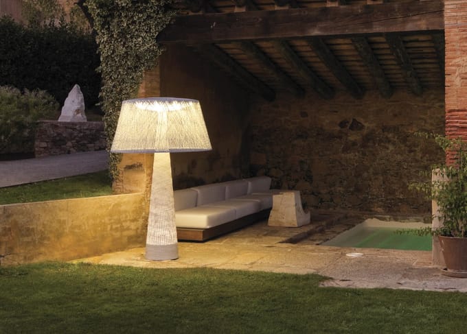 Vibia - Wind Vloerlamp - okerrood - grote stand - Ø 120 cm