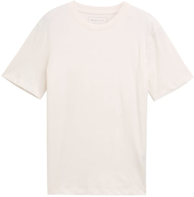 Tom Tailor Denim - Basic T-shirt in effen kleuren - Maat XXL - Gardenia White