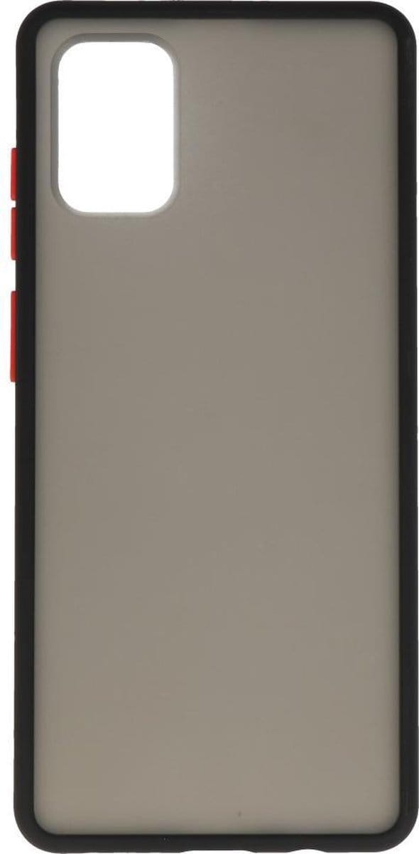 Hardcase Backcover voor Samsung Galaxy A71 Zwart