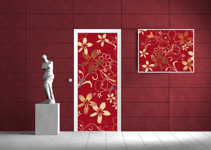 Flowers Abstract Photo Wallcovering