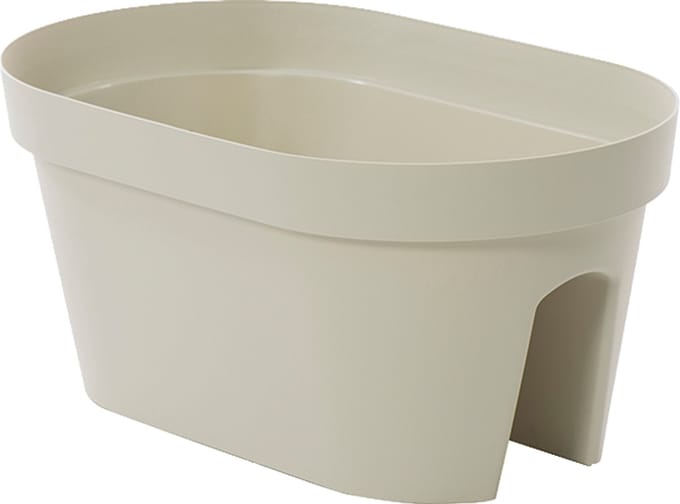 Elezza Soprelia Balkon Plantenbak L49 x B29 x H23 cm - Amandel