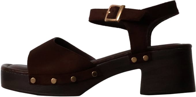 Sandalen met hak