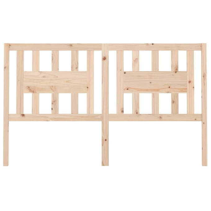 vidaXL - Hoofdbord - 166x4x100 - cm - massief - grenenhout