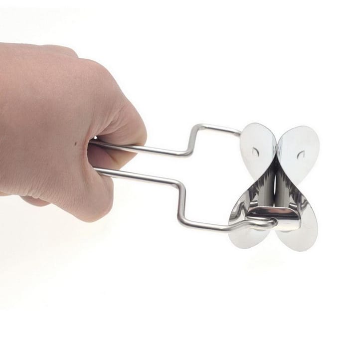 Roestvrij Staal Dumpling Wrapper Vorm Deegtaart Ravioli Maker Banketbakkerij Snijder gray