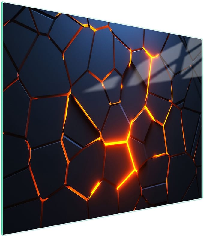 TMK ArtDeko - Snijplank - 52x30 cm - Magma - Glas