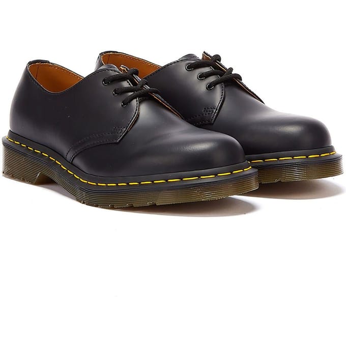 Dr. Martens 1461 Glad Leer Oxford Zwart Unisex Laarzen 11838002 38 black