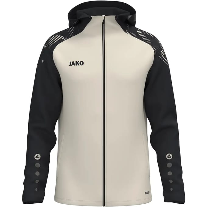 Jako Sonic Jas Met Kap Heren - Off White | Maat: M