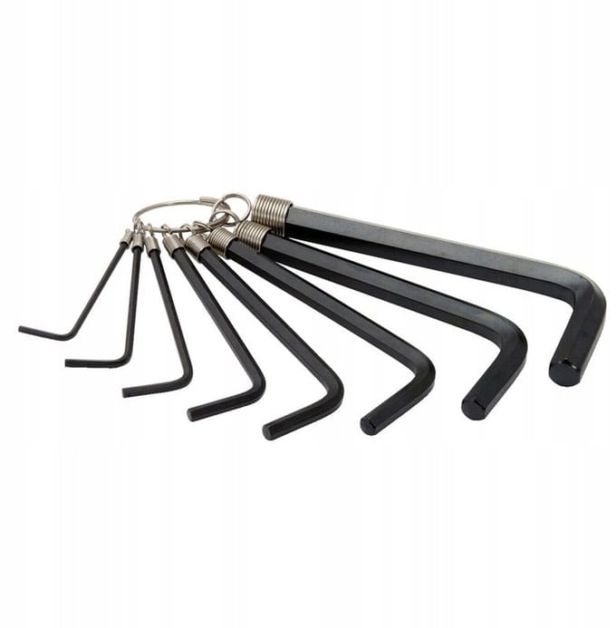 KS Tools - Imbus Sleutelset - 8-delig - 2-10 mm - Gehard Staal