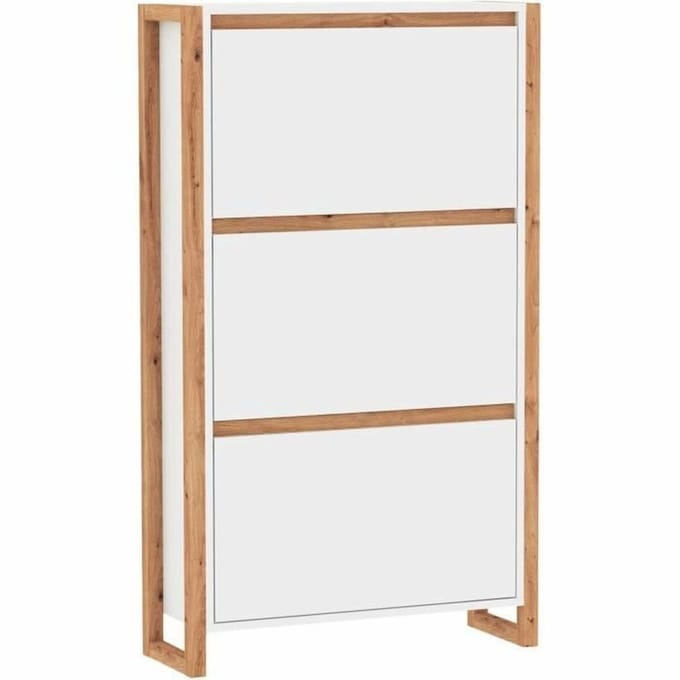 CALICOSY - Schoenkast met 3 deuren 70x25x125cm