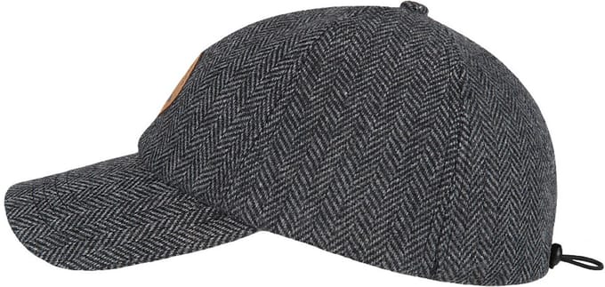 Hatland - Baseball cap voor heren - Waban - Antraciet - maat L/XL (60CM)