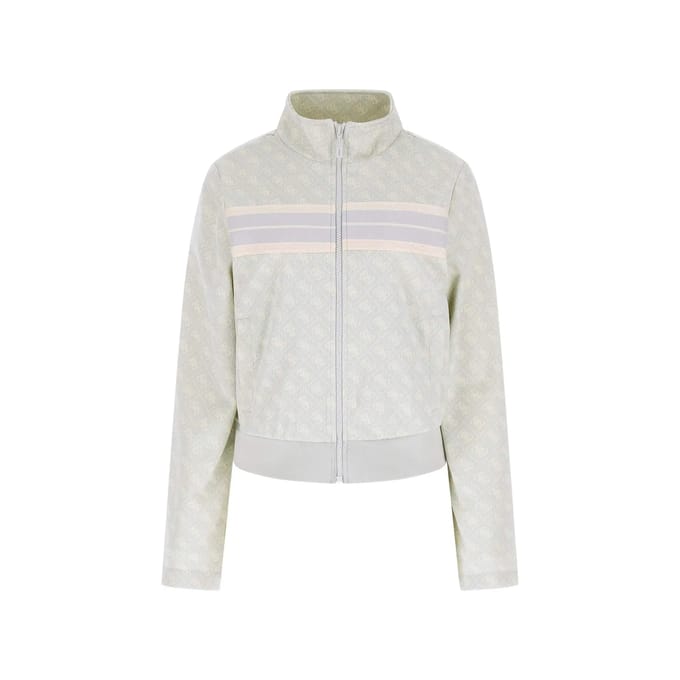 Damessweatshirt met rits Guess Jacquard 4G