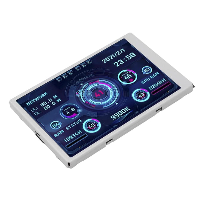 Mini Monitor 3.5in Scherm USB Type C IPS Volledig Beeld Computeraccessoire voor Werk