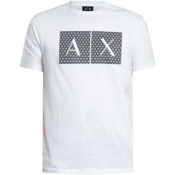TShirt Geometric AX Logo - White Shirts