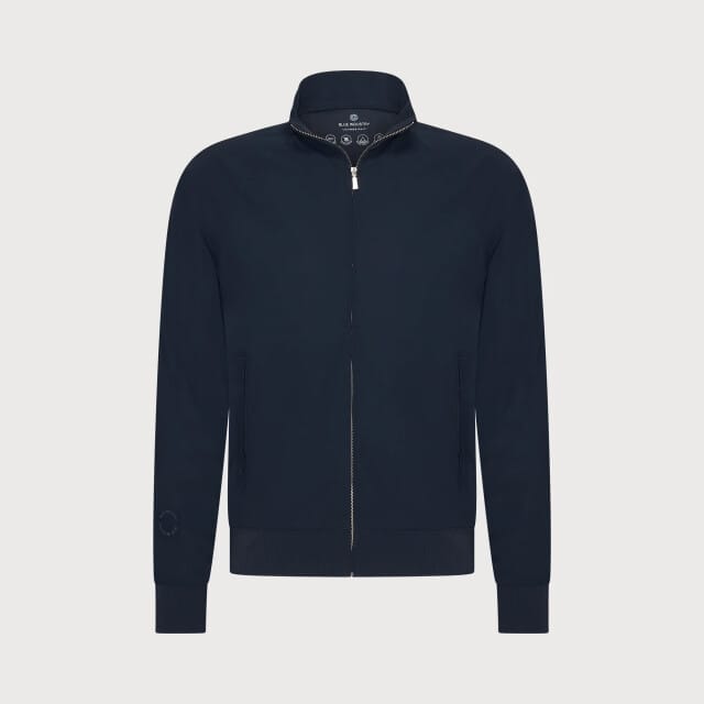 Blue Industry Het jersey overshirt met rits |