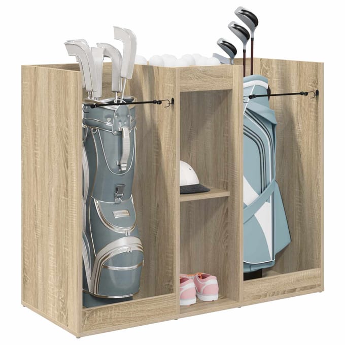 vidaXL Golfkast Effen Sonoma Eiken 102 x 45 x 85,5 cm