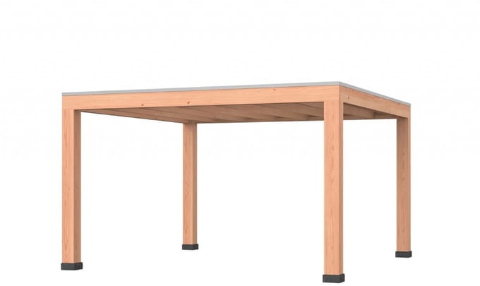 Douglas overkapping, 400 x 400, Westwood Modern Basic