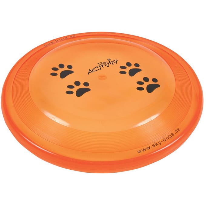 Trixie dog disc kunststof geschikt voor wedstrijden assorti - Default Title
