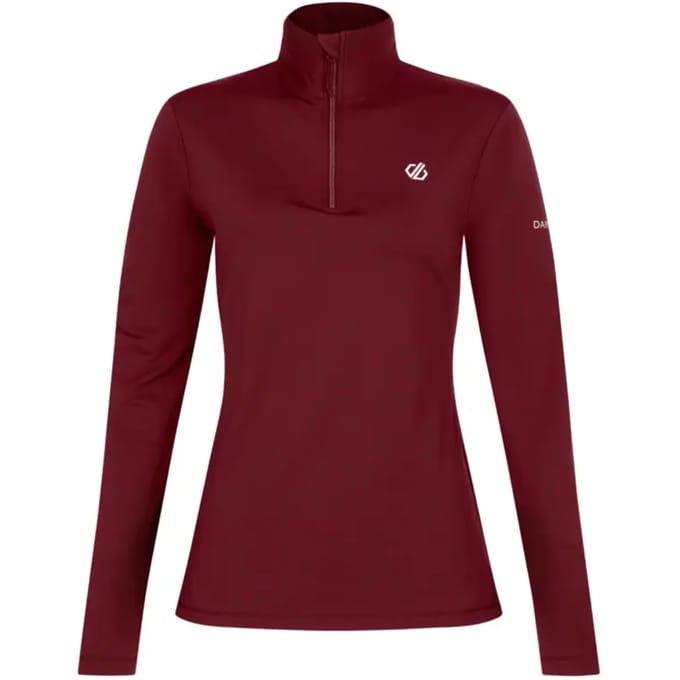 Dames stretch ondershirt 1/2 ritssluiting Dare 2B Lowline II