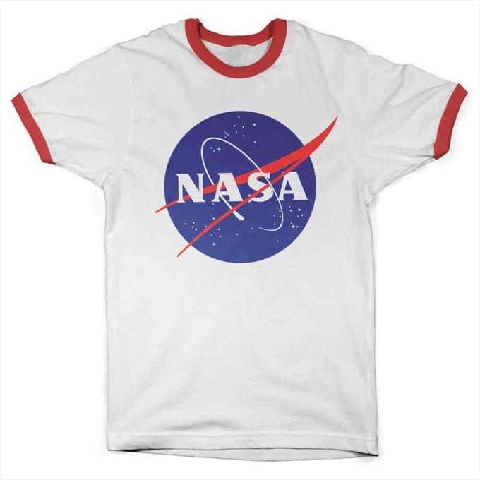 NASA Heren Tshirt -S- Insignia Wit