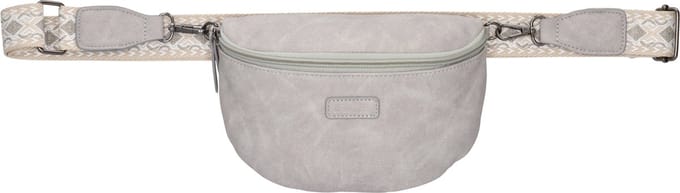 Beagles Malaga Heuptas Dames - Buiktas voor Dames - Tas van Imitatieleder - Lichtgrijs