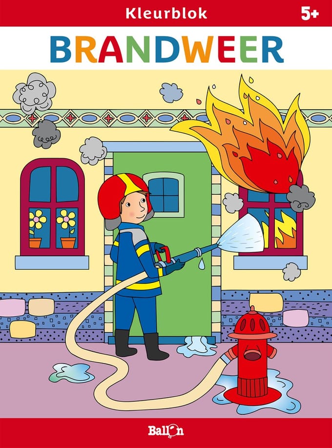 Ballon Media N.v. Kleurblokken 0 - Kleurblok Brandweer