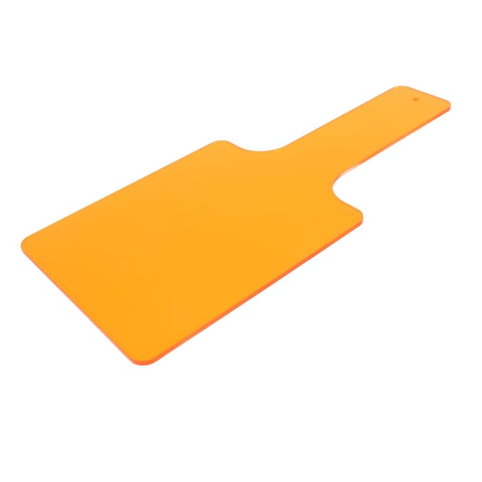 Uithardingslicht Scherm Plaat Bord Plastic Oogbescherming Schild voor Uithardingslicht Machines 26,5 X 12cm orange