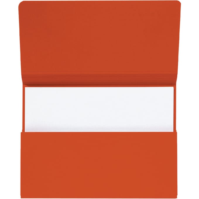 Pocketmap Secolor folio 100% gerecycled karton 250gr rood