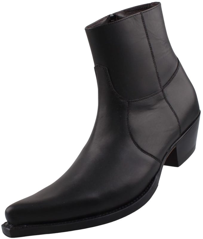 Sendra heren enkellaars 5200 zwart