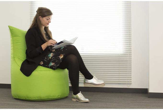 Sit On It L-BAG Zitzak - Loungekussen - Lichtgewicht - Groen - Duurzaam en Multifunctioneel