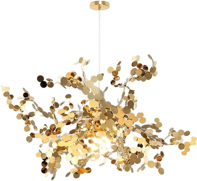 Toolight App546-3Cp Hanglamp Goud 65X65X30Cm