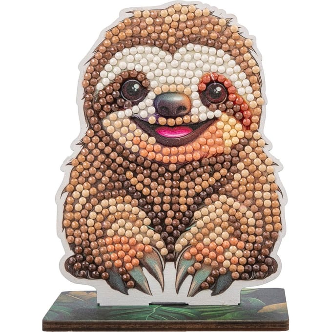 Diamond Painting "Crystal Art Wildlife Buddies" - Luiaard