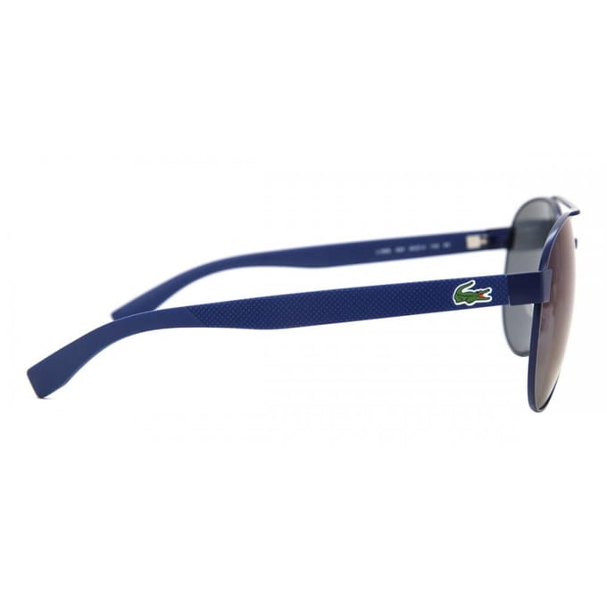 Lacoste Aviator Mens Blue Blue Blauwe zonnebril