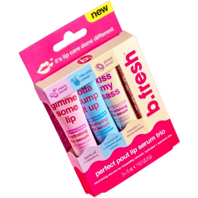 b.fresh Perfect Pout Lip Serum Trio Gift Set 3 st