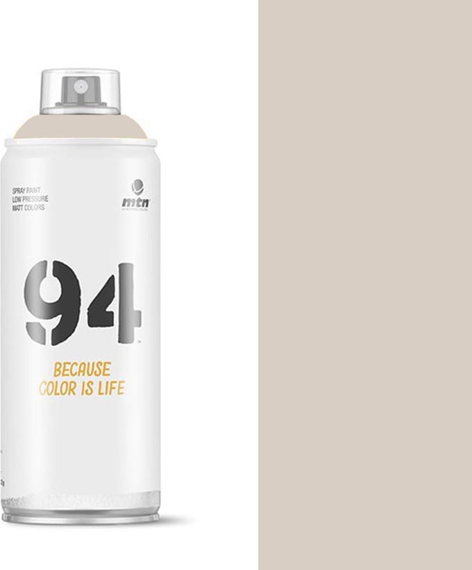 MTN94 Koala Grijs spuitverf - 400ml lage druk en matte afwerking