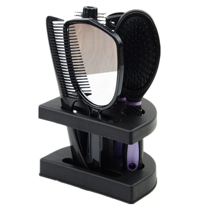 Salon Barber Comb PP Opbergstandaard Voor Kapperskammen Borstels Scharen Strijkijzer Rol Organizer Rek Haarstylinghouder roze