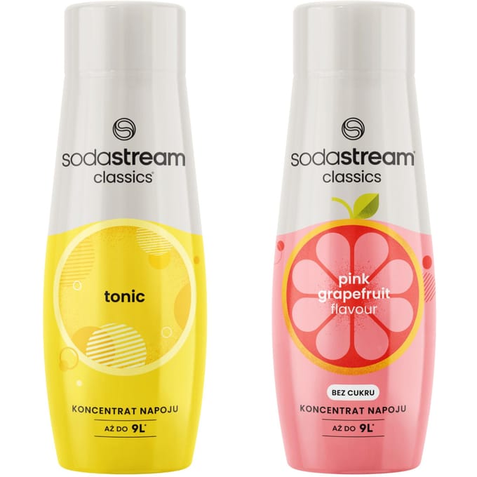 Soda Stream - Tonisch en Grapefruit - Concentraten - Zonder Aspartaam - 440 ml