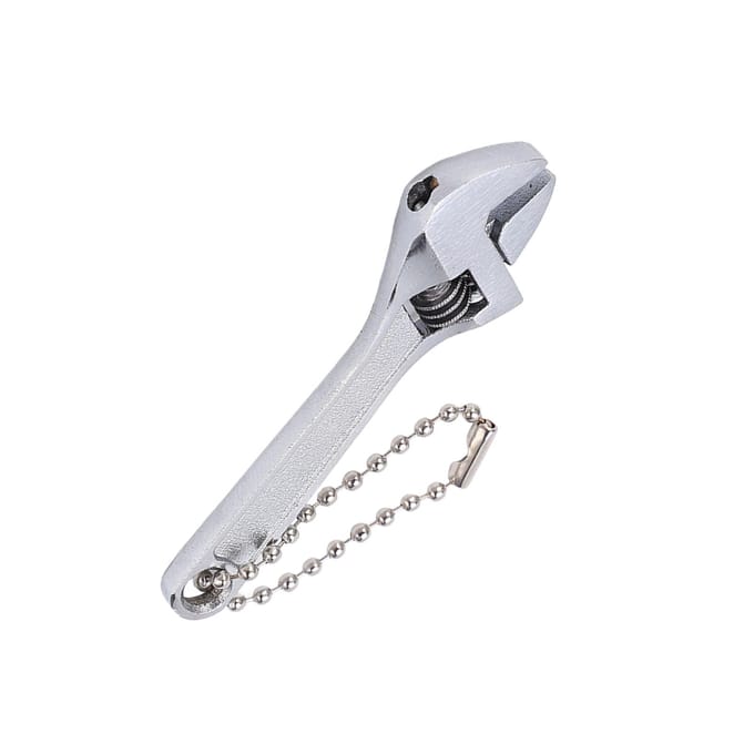 Porte-clés Clé Acier Galvanisé Réglable Portable Professionnel Haute Dureté Mini Clé pour white