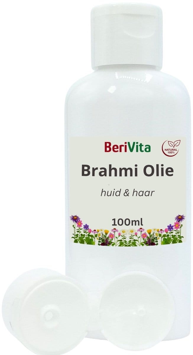 Brahmi Olie 100ml - Huid en Haar - Maceraat met Bacopa monnieri Bladeren