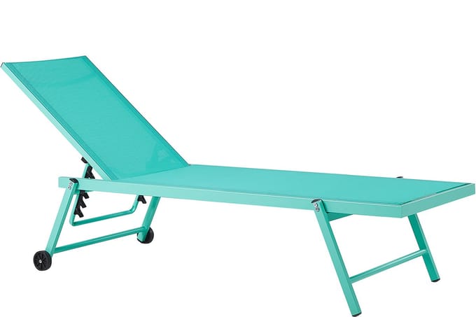 PORTOFINO - Strandstoel - Turquoise - Aluminium