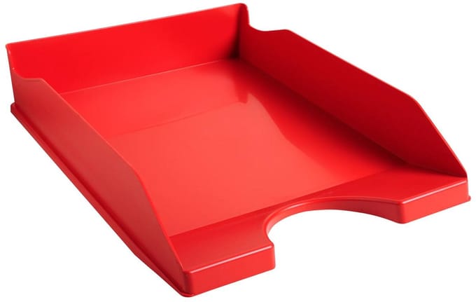 Exacompta 10x Brievenbak ECOTRAY - Rood - 123107D