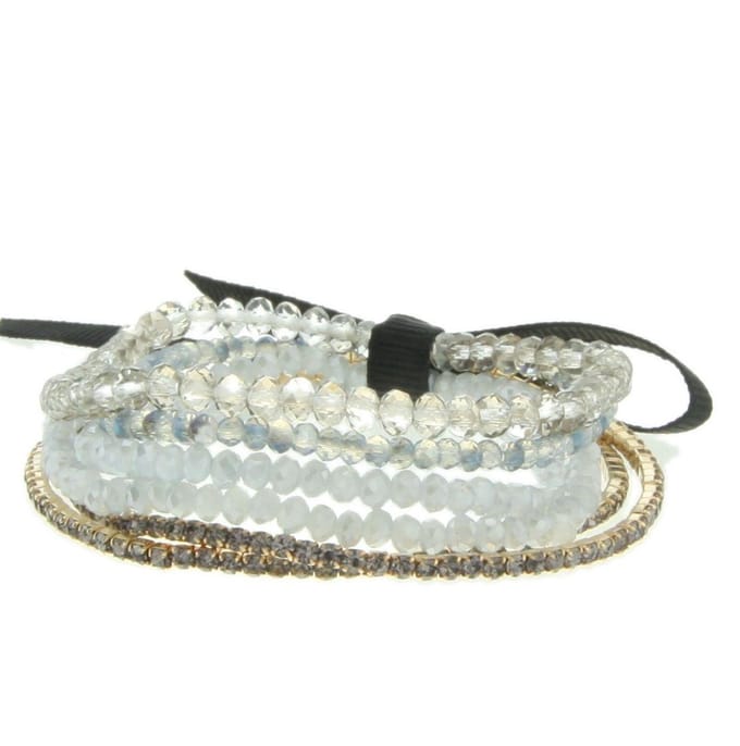 Behave Kralenarmbandje met strikje