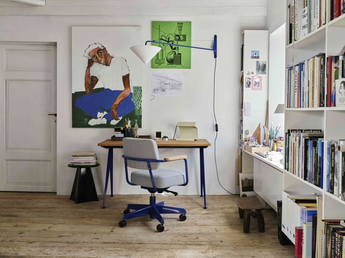 Vitra Petite Potence  - Prouvé Bleu Marcoule
