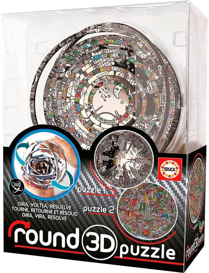 Puzzel Educa Round 3D