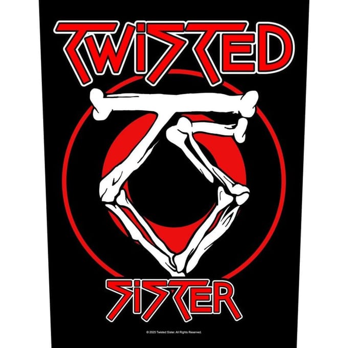 Twisted Sister Circular Logo Unisex Embleem - meerkleurig - Standard