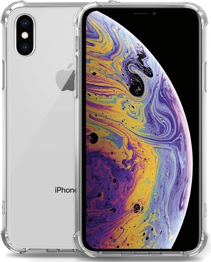Hoesje geschikt voor iPhone XS Max - Backcover Transparant - Shockproof