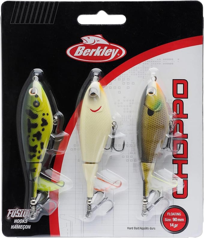 Berkley Choppo Hard Bait Set - 90mm, 3 Assorti Kleuren
