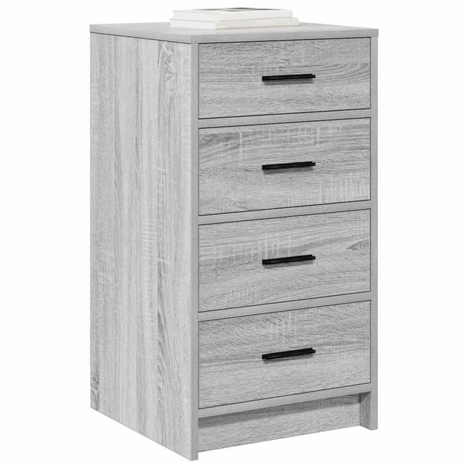 vidaXL - Dressoir - Grijs - sonoma - 40 - x - 41 - x - 75 - cm - Bewerkt - hout