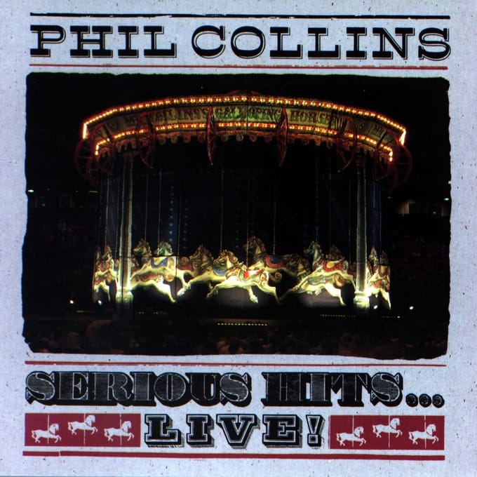 CD PHIL COLLINS Serious Hits Live 7821572 Atlantic 1990 US Rock Gebruikt black