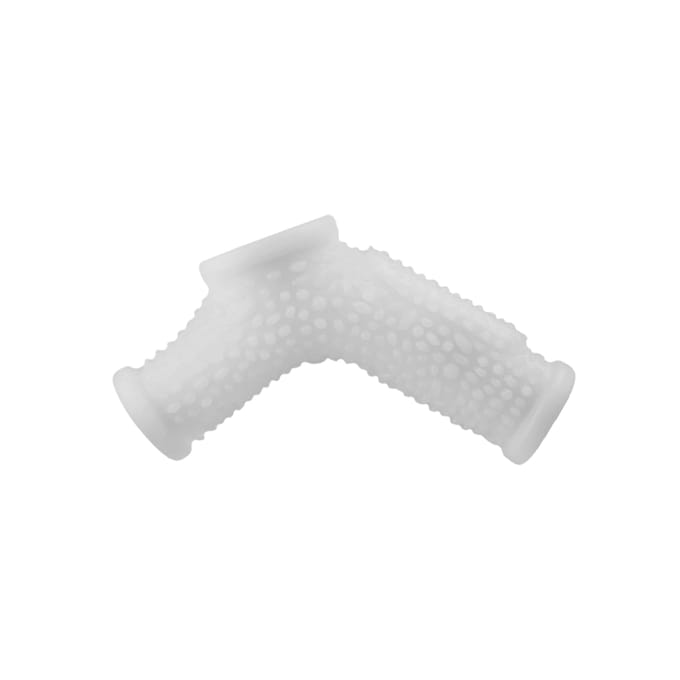 Lovetoy - Vibrerende Rekbare Penis Sleeve - Drip Knights – Wit