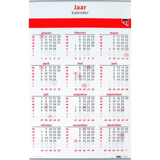 Jaarkalender 2027 Quantore